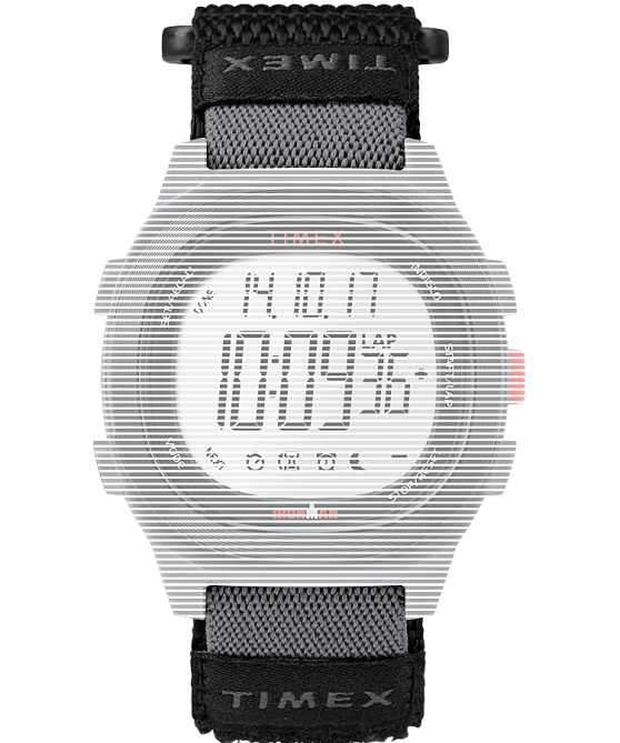hihnat | Timex sukupuolineutraali korvaava 20 mm joustava kangashihna Ironman-kuljetukseen musta 64XP668