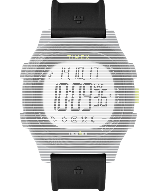 hihnat | Timex sukupuolineutraali korvaava 20 mm mattahartsihihna Ironman-kuljetukseen musta 64XP648