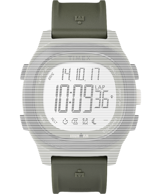 hihnat | Timex sukupuolineutraali korvaava 20 mm mattahartsihihna Ironman-kuljetukseen vihreä 64XP586