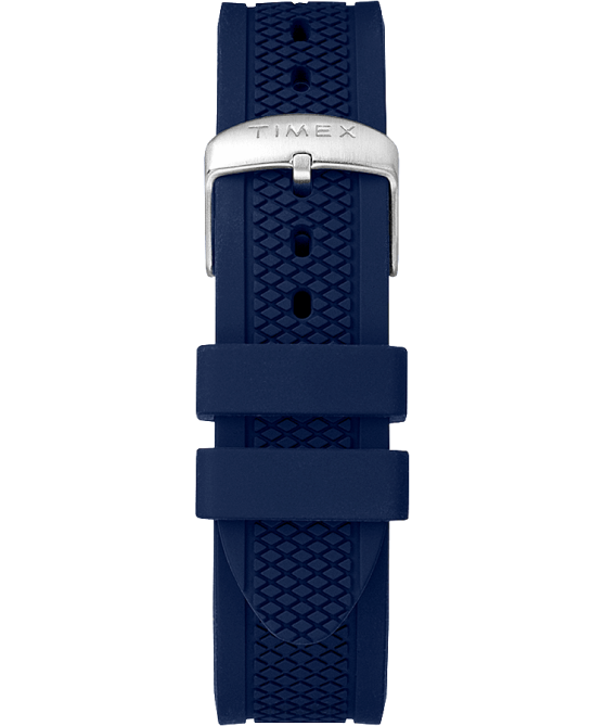 hihnat | Timex sukupuolineutraali korvaava 20 mm silikoniranneke tribute-pelaajalle laivastonsininen 64XP567
