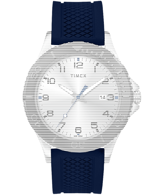 hihnat | Timex sukupuolineutraali korvaava 20 mm silikoniranneke tribute-pelaajalle laivastonsininen 64XP567