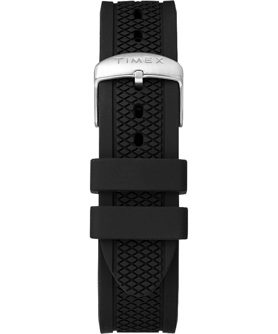 hihnat | Timex sukupuolineutraali korvaava 20 mm silikoniranneke tribute-pelaajalle musta 64XP676