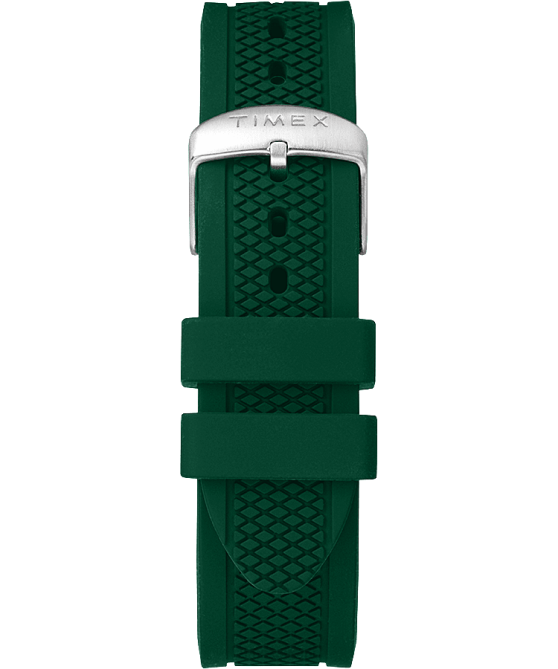 hihnat | Timex sukupuolineutraali korvaava 20 mm silikoniranneke tribute-pelaajalle vihreä 64XP587