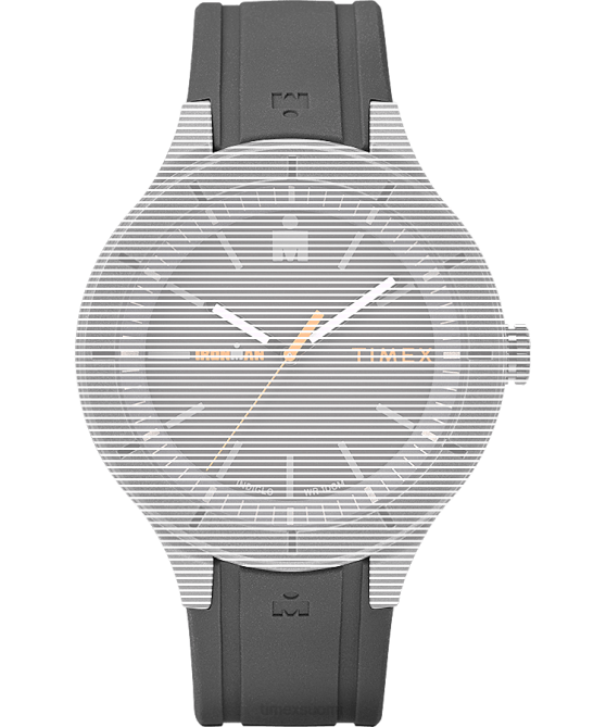 hihnat | Timex sukupuolineutraali korvaava 20mm silikoniranneke Ironman olennaiseen harmaa 64XP608