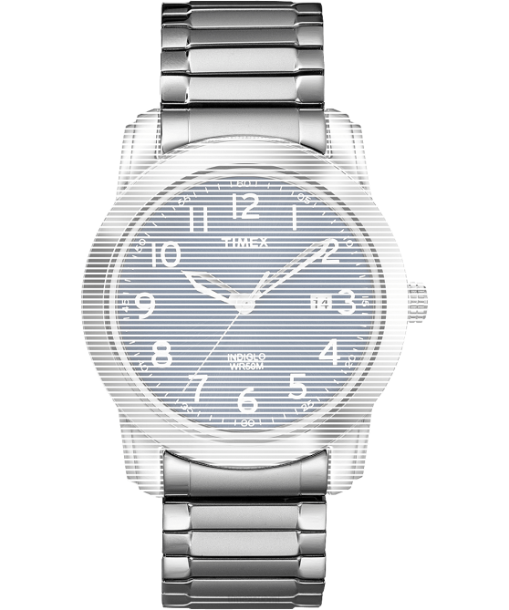 hihnat | Timex sukupuolineutraali vaihtohihna Highland Streetille hopean sävyinen 64XP569