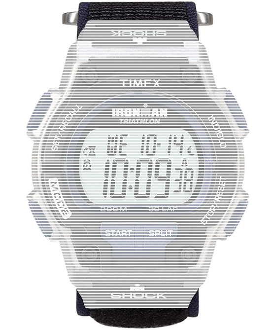 hihnat | Timex sukupuolineutraali vaihtohihna Ironman alkuperäiseen 30 shokkiin täysikokoinen musta 64XP692