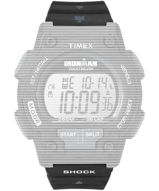 hihnat | Timex sukupuolineutraali vaihtohihna Ironman alkuperäiseen 30 shokkiin täysikokoinen musta 64XP693