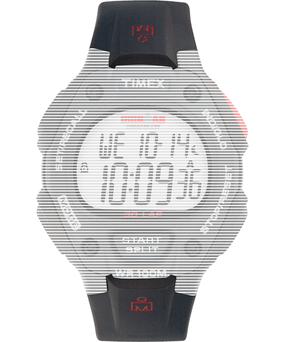 hihnat | Timex sukupuolineutraali vaihtohihna Ironman classic 30 täysikokoiselle musta 64XP699