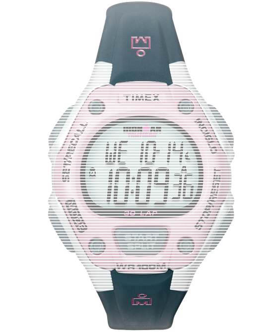 hihnat | Timex sukupuolineutraali vaihtohihna ironman classic 30 keskikokoiselle mallille harmaa 64XP572
