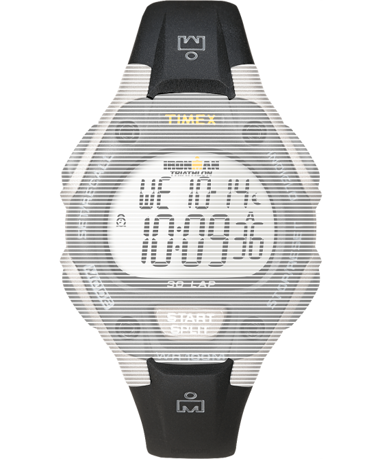hihnat | Timex sukupuolineutraali vaihtohihna ironman classic 30 keskikokoiselle mallille musta 64XP712