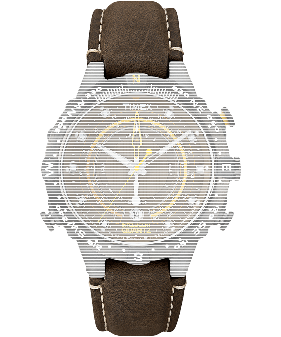 hihnat | Timex sukupuolineutraali vaihtohihna älykkäälle kvartsi vuorovesilämpökompassille ruskea 64XP703