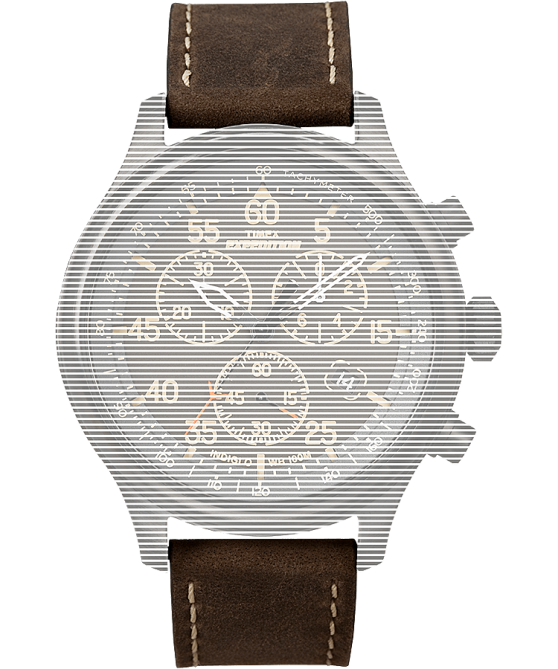 hihnat | Timex sukupuolineutraali vaihtohihna retkikunnan kenttäkronografiin ruskea 64XP571