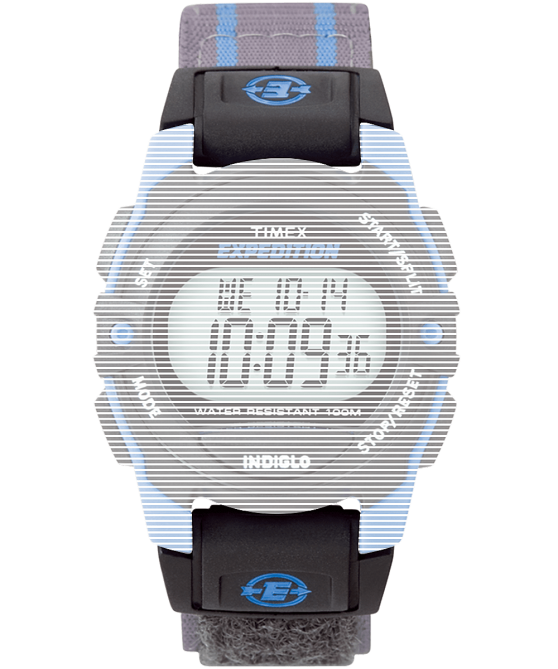 hihnat | Timex sukupuolineutraali vaihtohihna retkikunnan krono-/hälytys-/ajastimeen harmaa 64XP637