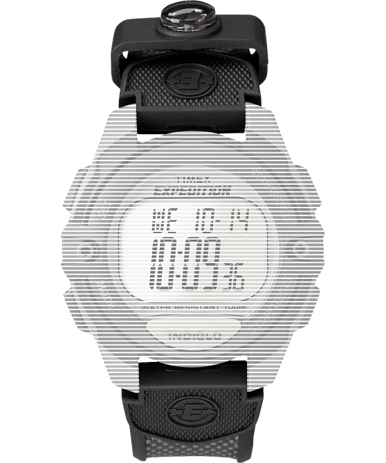 hihnat | Timex sukupuolineutraali vaihtohihna retkikunnan krono-/hälytys-/ajastimeen musta 64XP678