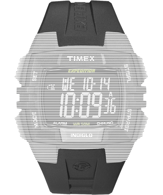 hihnat | Timex sukupuolineutraali vaihtohihna retkikunnan krono-/hälytys-/ajastimeen musta 64XP713