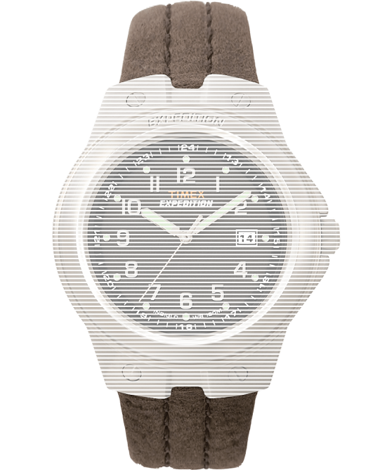 hihnat | Timex sukupuolineutraali vaihtohihna retkikunnan metallikentälle ruskea 64XP556