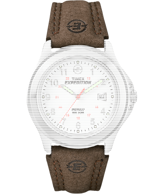 hihnat | Timex sukupuolineutraali vaihtohihna retkikunnan metallikentälle ruskea 64XP622