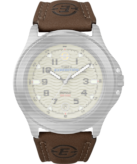 hihnat | Timex sukupuolineutraali vaihtohihna retkikunnan metallikentälle ruskea 64XP642